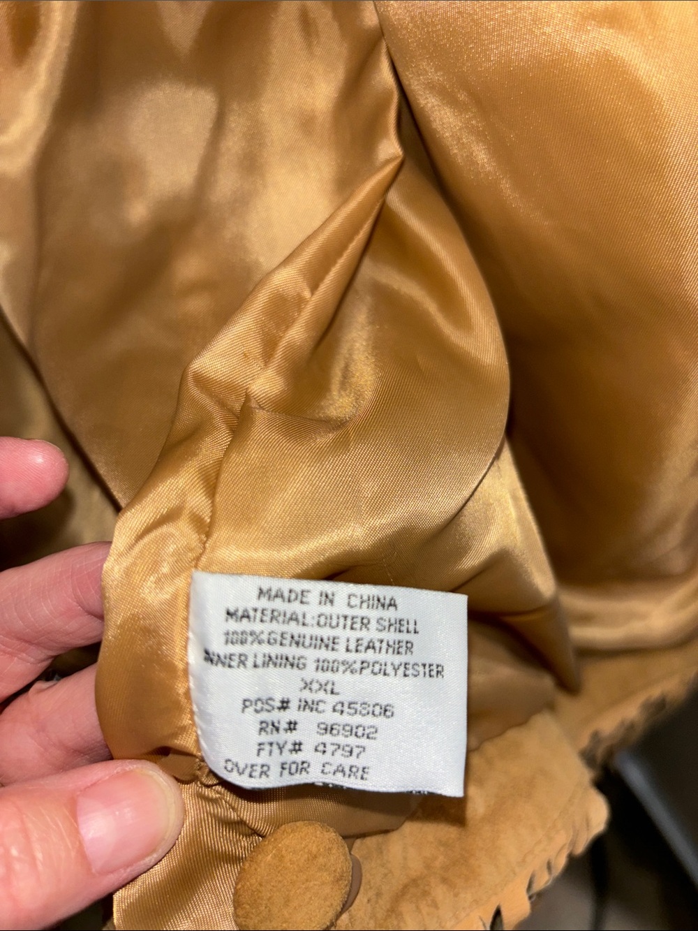 Marlboro Brown Suede Fringed Jacket - Picture 6 of 8